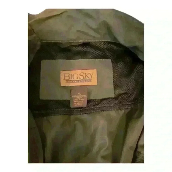 Men's XL Utility Vest Green Quick Dry Outdoor Fishing Hiking - Picture 3 of 11